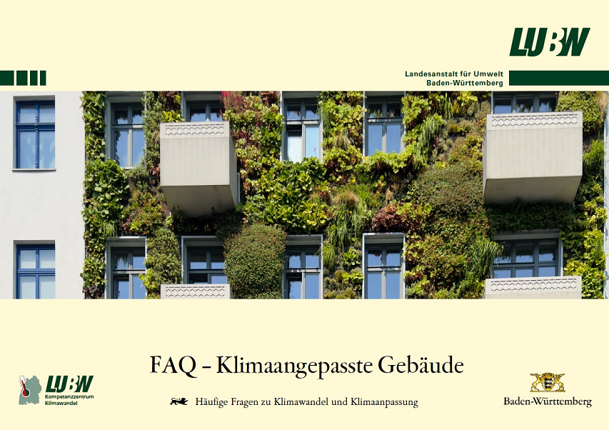 Titelbild des FAQs: Klimaangepasste Gebäude