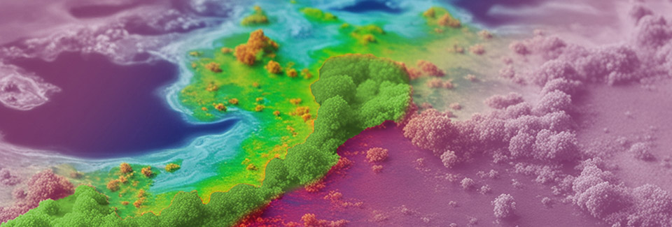 Farblich veränderte Kartenansicht