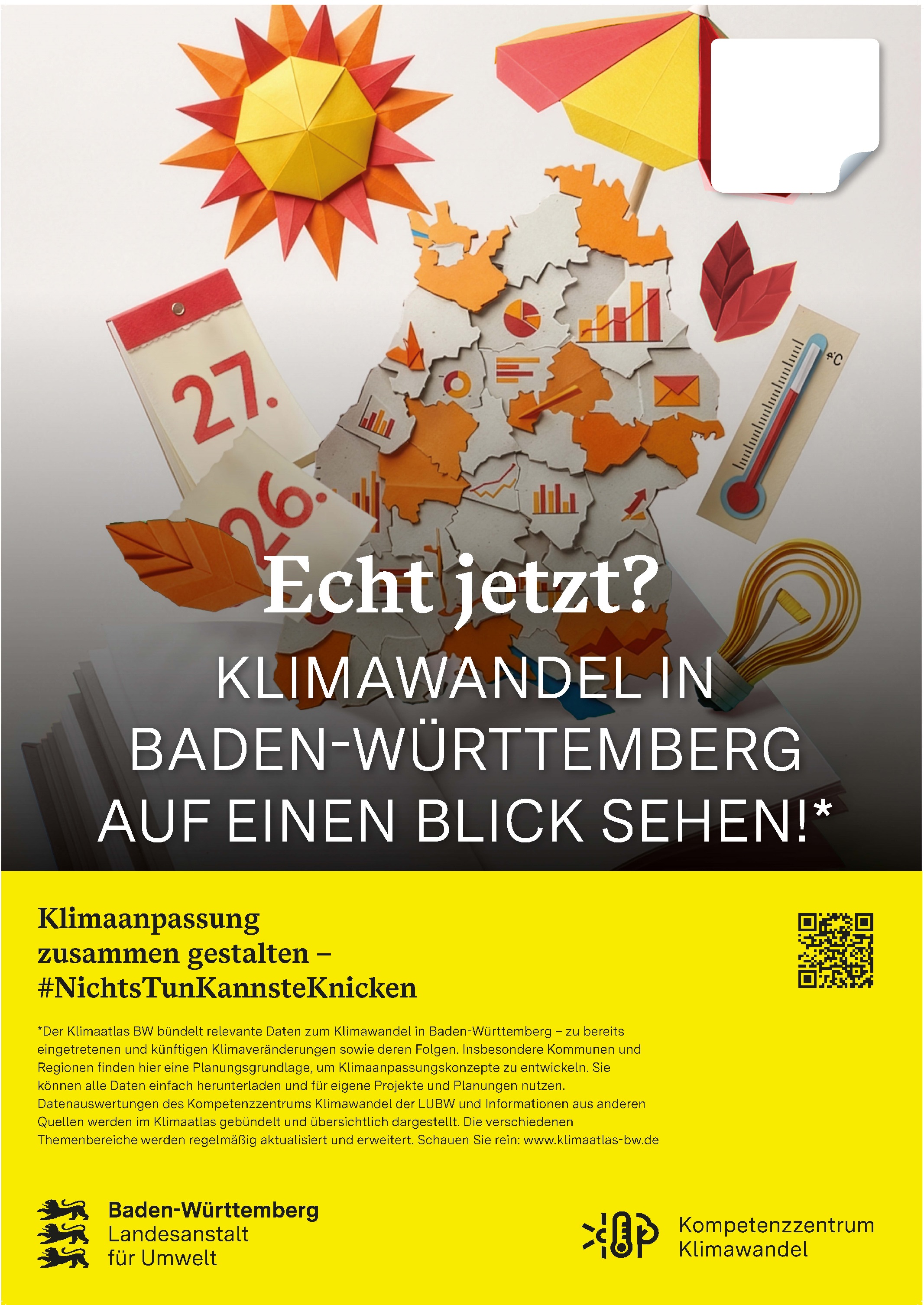 Plakat aus der "echt jetzt?"- Plakatkampagne