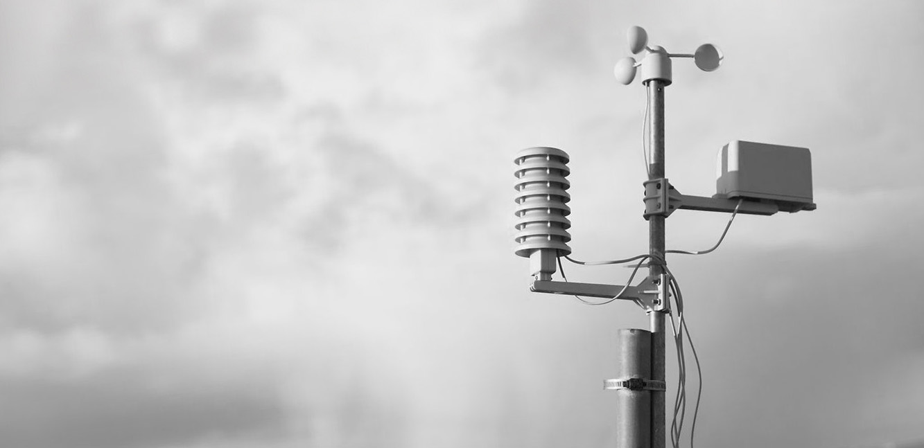 Messwerkzeug einer Wetterstation