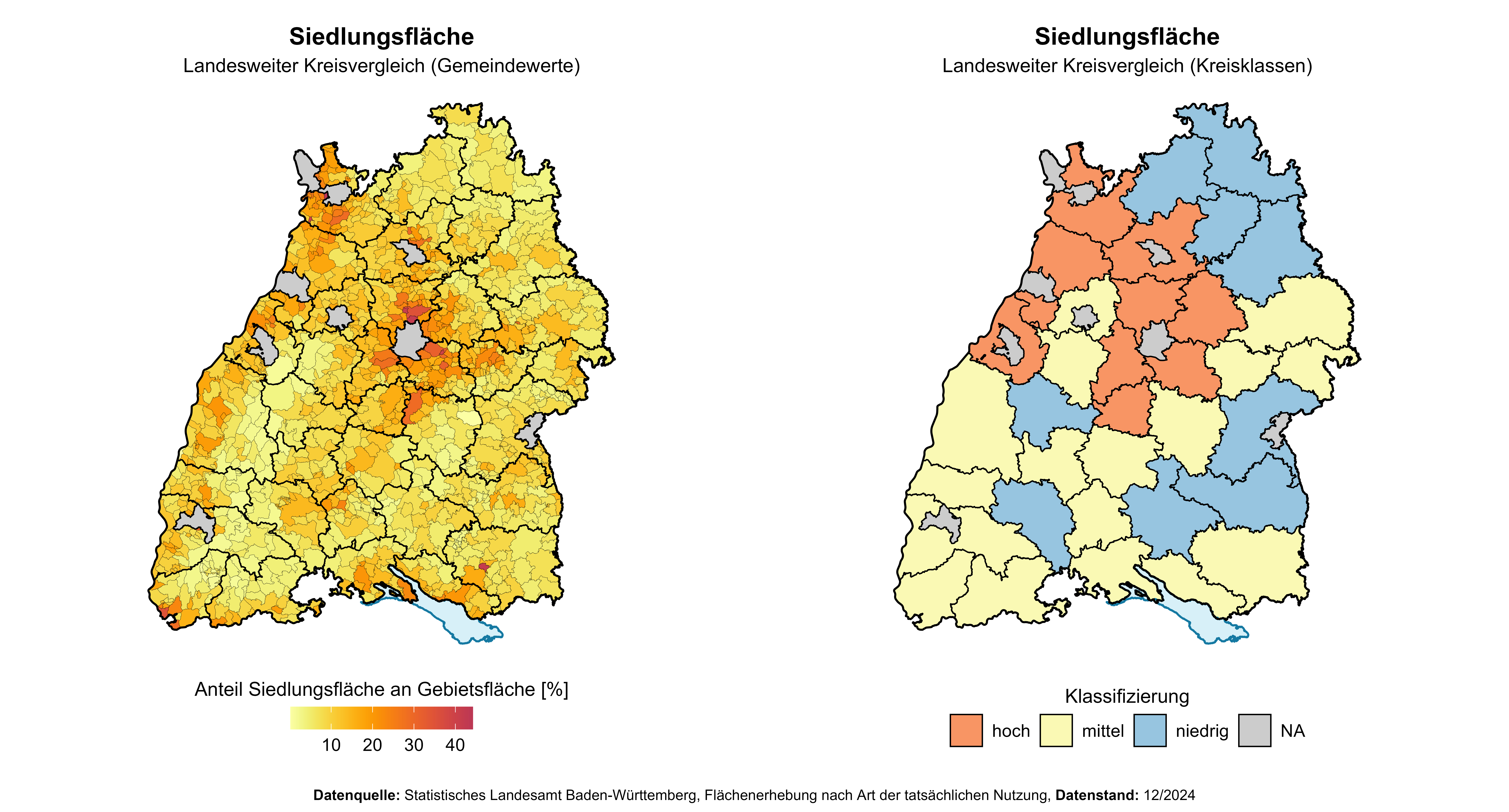 Beispielhafte Gebiets-Indikatoren-Karte