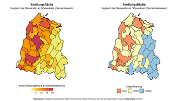 Beispielhafte Karte der Gebietskarten