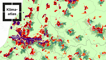 Illustration der Karte aus dem Klimaatlas